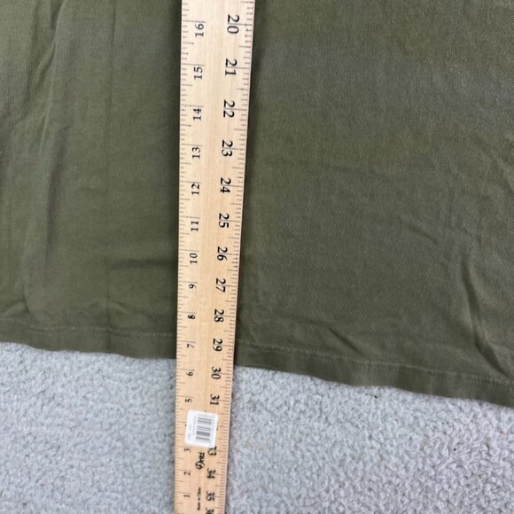 Levi's Serif Logo Relaxed Graphic Tee Mens Size XXL Olive Green - Picture 3 of 8